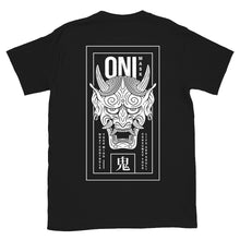 Load image into Gallery viewer, Oni (Demon) - Unisex T-Shirt, B/W
