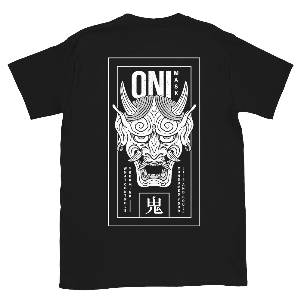 Oni (Demon) - Unisex T-Shirt, B/W